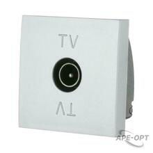 Изображения товара Розетка TV оконечная (серебристы йметаллик) LK45 | 852103 | Ecoplast