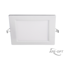 Изображения товара Светильник светодиодный встраиваемый downlight ДВО PPL-S 9w 6500K IP40 WH 145мм встр/квадр ультратонкий| 5008281A | Jazzway