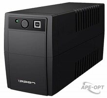 Изображения товара Источник бесперебойного питания Ippon Back Basic 1050 600Вт 1050ВА черный (арт:403407)