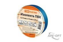 Изображения товара Изолента ПВХ 0,13*15мм Синяя 20м | SQ0526-0015 | TDM