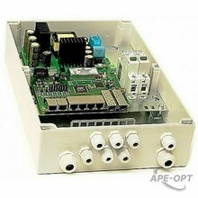 Изображения товара PSW-2G 6F+ - Уличный гигабитный управляемый 8 портовый коммутатор с оптическим кроссом и РоЕ; 802.3af/at (PoE+, High PoE); 2х1000Base-X SFP, 6х10/100Base-Tx RJ-45 с РоЕ; Суммарная мощность РоЕ 160 Вт (2 порта до 60 Вт, остальные 4 порта до 30Вт)