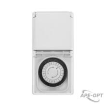 Изображения товара Розетка с механическим таймером в защитном корпусе IP 44 RX - 23 | 11-6003 | REXANT