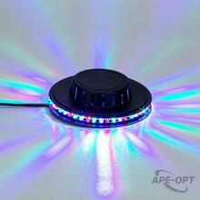 Изображения товара Диско-лампа Летающая тарелка 48 LED, черный корпус, 230В | 601-260 | NEON-NIGHT