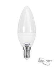 Изображения товара Лампа светодиодная LED 7Вт Е14 220В 4500К GLDEN-CF-7-230-E14-4500 | 638000 | General