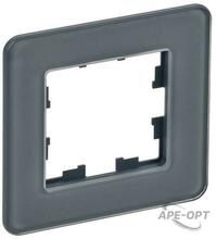 Изображения товара BRITE Рамка 1-ая РУ-1-2-Бр стекло графит RE | BR-M12-G-41-K53 | IEK