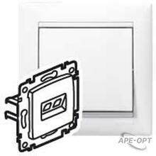 Изображения товара Valena DIY Розетка компьютерная RJ45х1 в рамку UTP белая | 694286 | Legrand