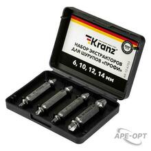 Изображения товара Набор экстракторов для шурупов Профи | KR-12-6703 | Kranz