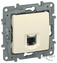 Изображения товара Etika Слоновая кость Розетка компьютерная RJ45 кат.5Е UTP | 6723411 | IEK