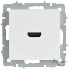 Изображения товара BRITE Розетка HDMI РHDMI-0-БрАБ арктический белый | BR-H10-K91 | IEK