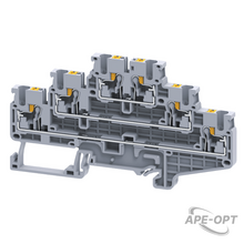 Изображения товара Клемма 3х-ярусная push-in OptiClip CP3L-2,5-3L-I-серый | 331867 | КЭАЗ
