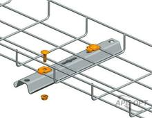 Изображения товара Крепежный комплект проволочного лотка к элементам системы подвесов | PR08.2467 | Промрукав
