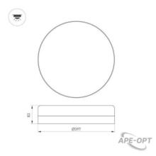 Изображения товара Светильник CL-SMURF-R400-30W Day4000-MIX (WH, 140 deg, 230V) (Arlight, IP40 Пластик, 3 года) | 036669 | Arlight