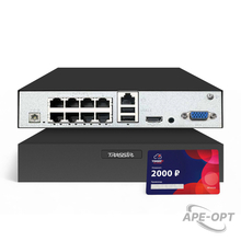 Изображения товара Комплект: Видеорегистратор TR-Lite 1110-8P + TRASSIR Облако 2000 (Шлюз)