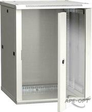 Изображения товара Шкаф LINEA W 18U 600x600 мм дверь стекло, RAL7035 | LWR3-18U66-GF | ITK