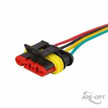 Изображения товара DJ7031-1.5-21 автомобильный разъем гнездо с проводом 20 см (3-контактный) | 16-0313-9 | REXANT