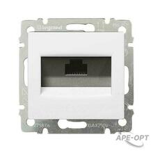 Изображения товара Valena DIY Розетка компьютерная RJ45х1 в рамку UTP белая | 694286 | Legrand