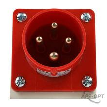 Изображения товара Вилка 514-16А-6h-380AC-3P+PE-IP44 | 241214 | КЭАЗ
