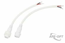 Изображения товара Соединительный кабель (2pin) герметичный (IP67) 2х1,0мм² белый REXANT | 11-9820 | Rexant
