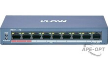 Изображения товара F-SW-EU209POE-V/L - неуправляемый коммутатор Value СЕРИЯ(100M, PoE) 8 RJ45 100M PoE с грозозащитой 6кВ, iFLOW