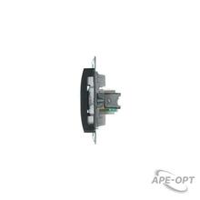 Изображения товара Glossa Антрацит Розетка компьютерная RJ45 кат.5E | GSL000781K | SE