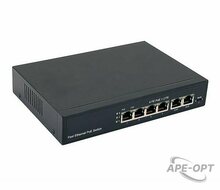 Изображения товара NS-SW-4F2F-P - Коммутатор PoE NST Fast Ethernet на 6 RJ45 портов