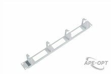 Изображения товара ГКО-О-4.62 - Органайзер кабельный горизонтальный с окнами 19" 1U, 4 кольца