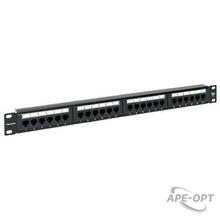 Изображения товара Патч-панель TERACOM 19'' Cat.5E 1U неэкранирован UTP 24 порта RJ-45 110 IDC с органайзером | TRC-PPNL-5EUTP-C1U24 | EKF