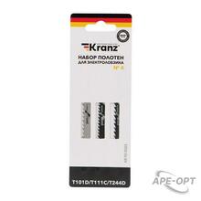 Изображения товара Набор полотен для электролобзика KRANZ № 4 T101D/T111C/T244D (3 шт./уп.) |KR-92-0323 | Kranz
