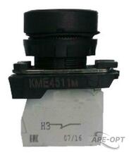 Изображения товара КМЕ 4511м УХЛ2, чёрный, 1но+1нз, цилиндр, IP54, выключатель кнопочный (ЭТ) | ET012407 | Электротехник