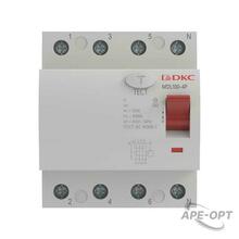 Изображения товара Выключатель дифференциального тока YON max MDL100 3п+N 30mA 40A типАС | MDL100-4P2-40-AC | DKC