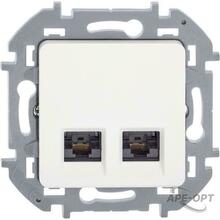 Изображения товара Inspiria Белый Розетка 2-ая компьютерная RJ45 С/У категория 5e UTP | 673835 | Legrand