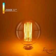 Изображения товара Лампа накаливания ЛОН G95 60W ретро | a034965 | Elektrostandard