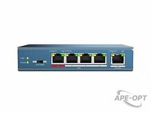 Изображения товара Сетевой неуправляемый коммутатор DS-S504P (B) 4 порта PoE, 1 приоритетный PoE