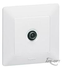 Изображения товара Valena LIFE DIY Белый Розетка TV проходная 1,5дБ/14дБ 0-2400 МГц