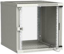 Изображения товара Шкаф LINEA WE 9U 600x450мм дверь стекло серый | LWE3-09U64-GF | ITK