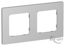 Изображения товара FLITE Classic Рамка 2-ая РУ-2-К-ФлА алюминий | FI-M22-32-20-K47 | IEK