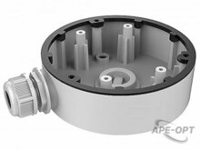 Изображения товара DS-1280ZJ-DM55 HikVision - Монтажная коробка, белая, для купольных камер IPC-D6XX, алюминий