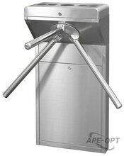 Изображения товара ST-TS010 - Трехштанговый турникет электромеханический, нержавеющая сталь, индикаторы прохода, автоматическая система антипаники